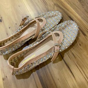 Lemonade brand mesh ballet flats. Never worn. Size 8.5, but fit like 10-10.5.